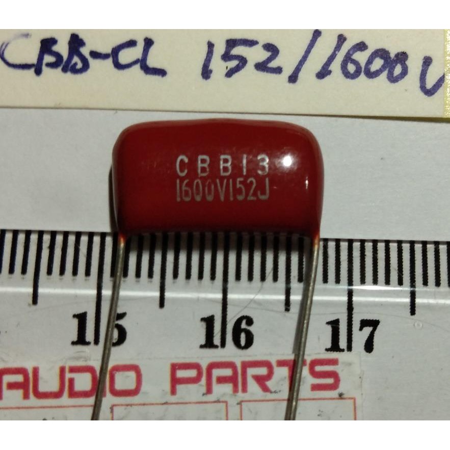 CBB  CL 1600V 152 332 472 682 1n5 2n7 3n3 4n7 6n8 221pf 1,6KV Mylar Milar Capacitor