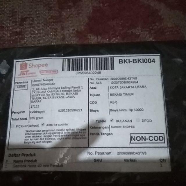 Gembok Hona 40 Mm Pendek