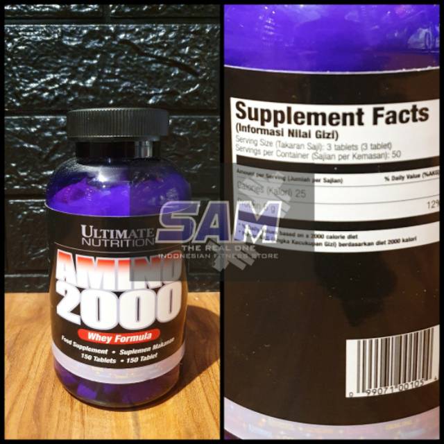 Suplemen Fitness ULTIMATE Amino 2000 150 tablet Malang