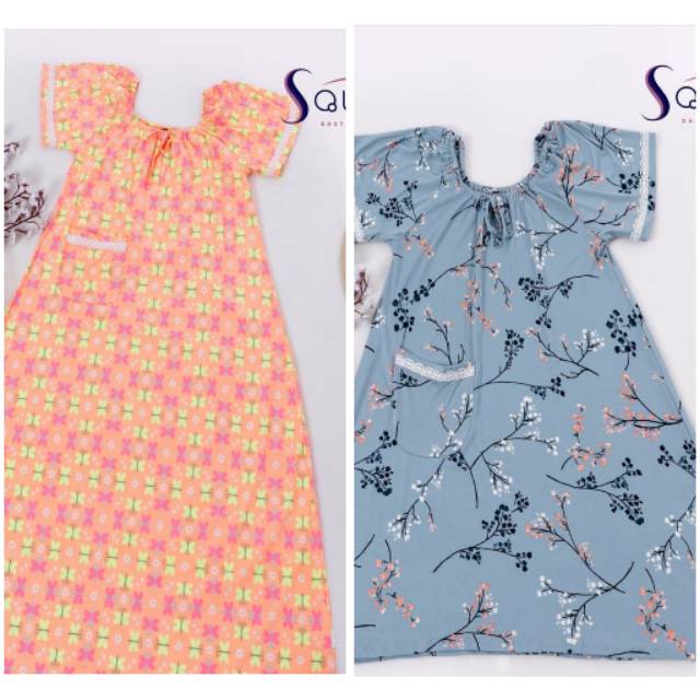 Daster lengan pendek squada