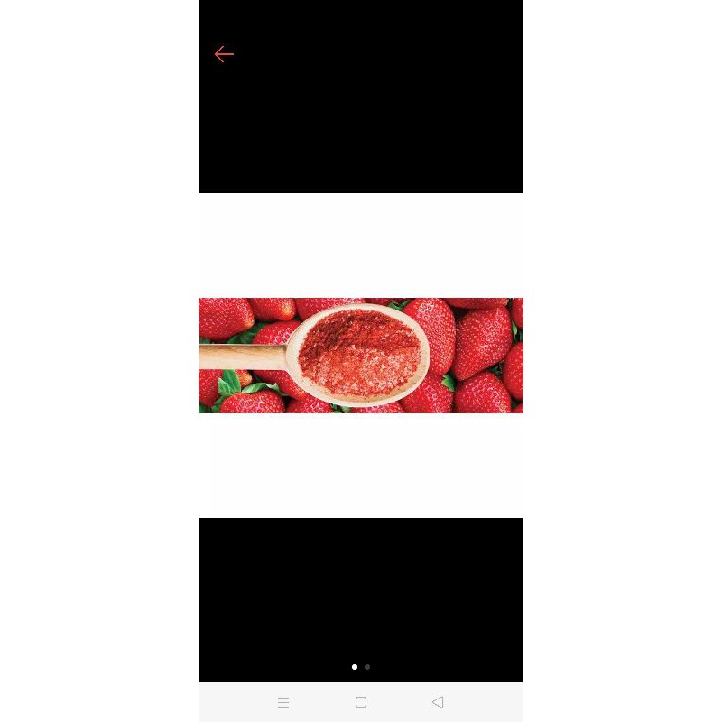 

STRAWBERRY POWDER NET 100 GR MURNI SERBUK BUAH STROBERI