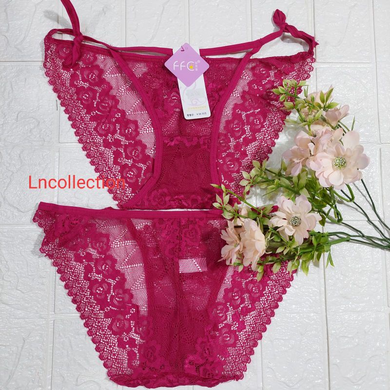 Cd renda tali samping celana brukat