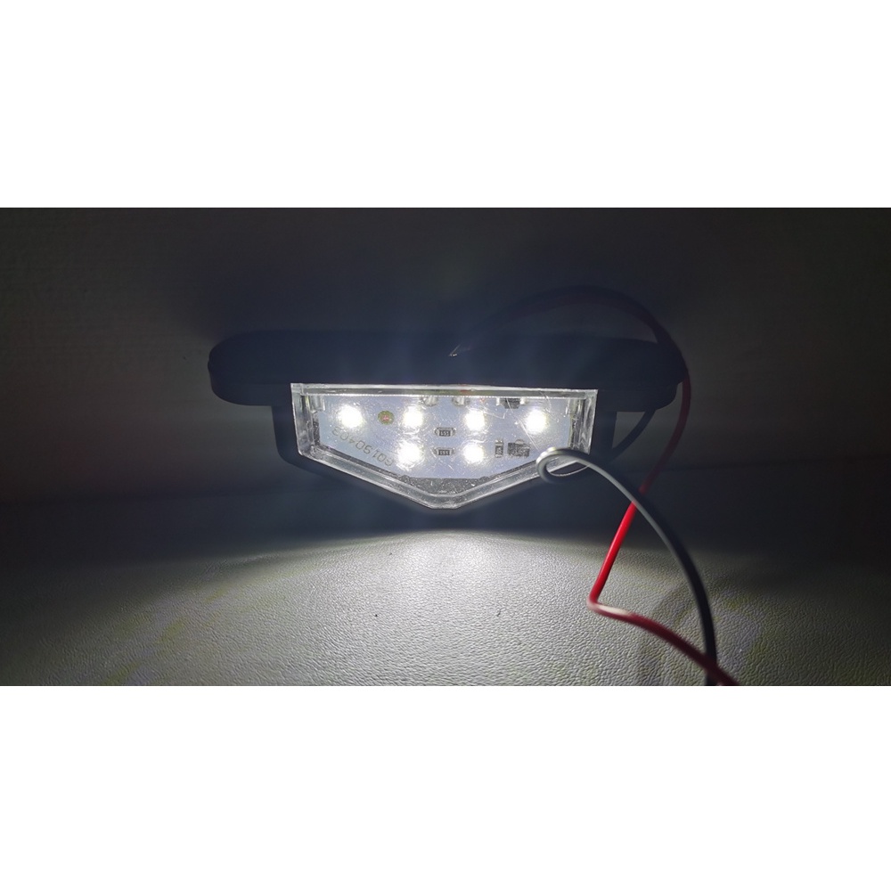 [1 Pcs Car Truck Trailer Car License Plate Light 6LED Lights] [12V 24V Bright 6smd License Plate Number Led Lamp ]