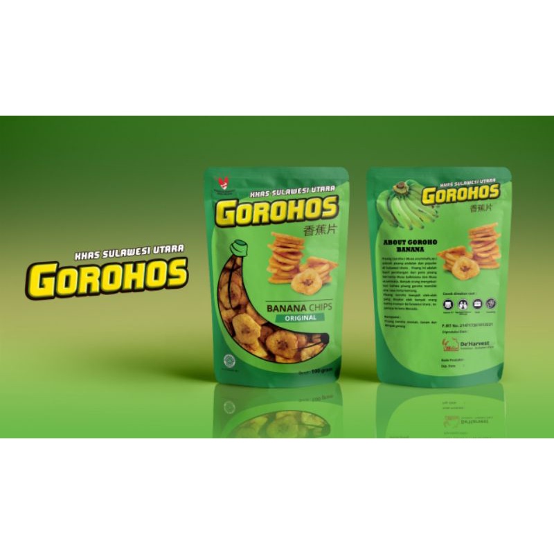 

keripik pisang Goroho Manado rasa Original 100gr