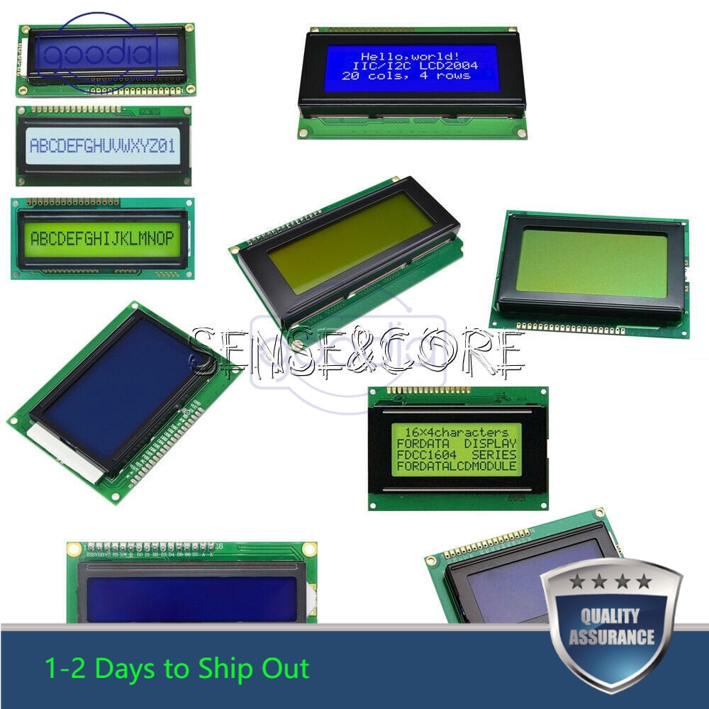 ✈【Fast/COD】✈ Module D'affichage LCD / Graphique 1601/1602/1604/0802/2004/12864 3,3 V / 5 V