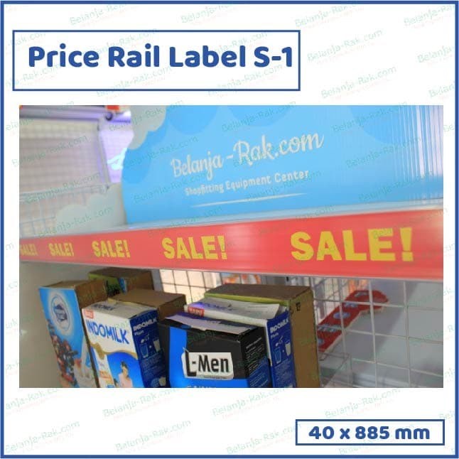 

PRICE RAIL LABEL SALE