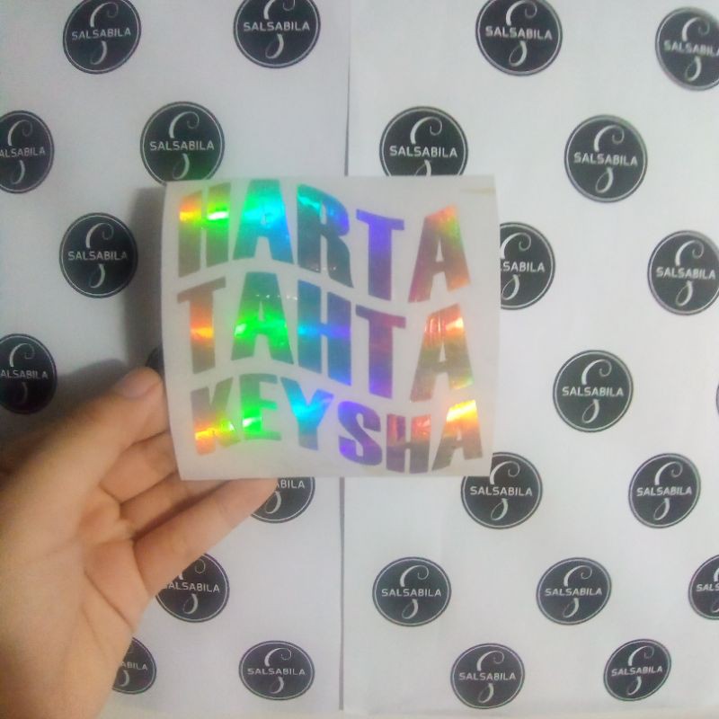 

viral - STIKER HOLOGRAM HARTA TAHTA