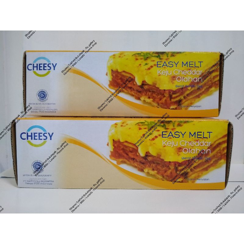 Keju CHEESY EASY MELT 2kg - Keju Quick Melt