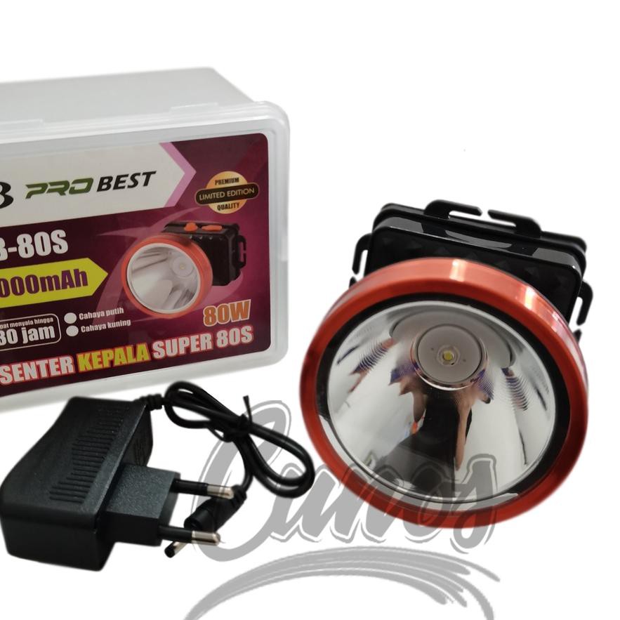 ✴ Senter Kepala 80 Watt Probest PB-80S ◊