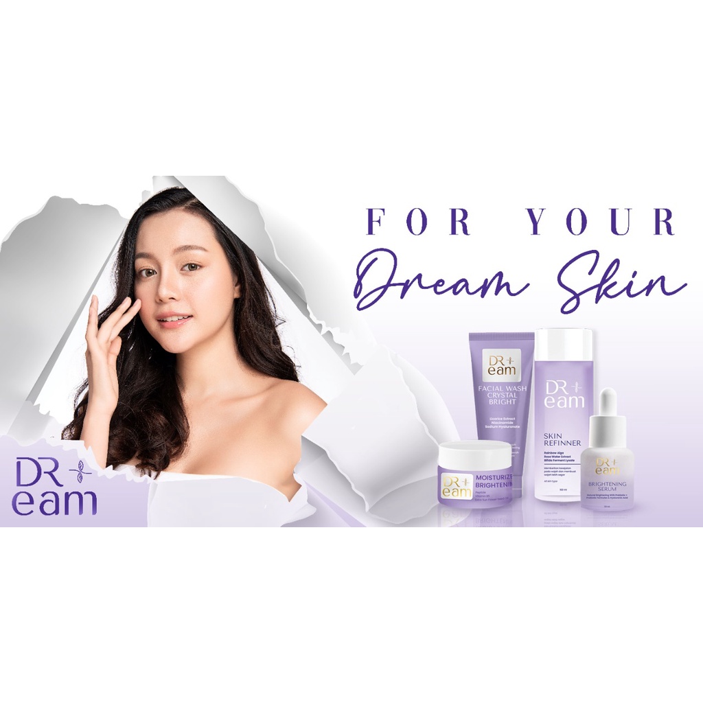 DR+Eam Brightening Series Set - satu set perawatan glowing wajah