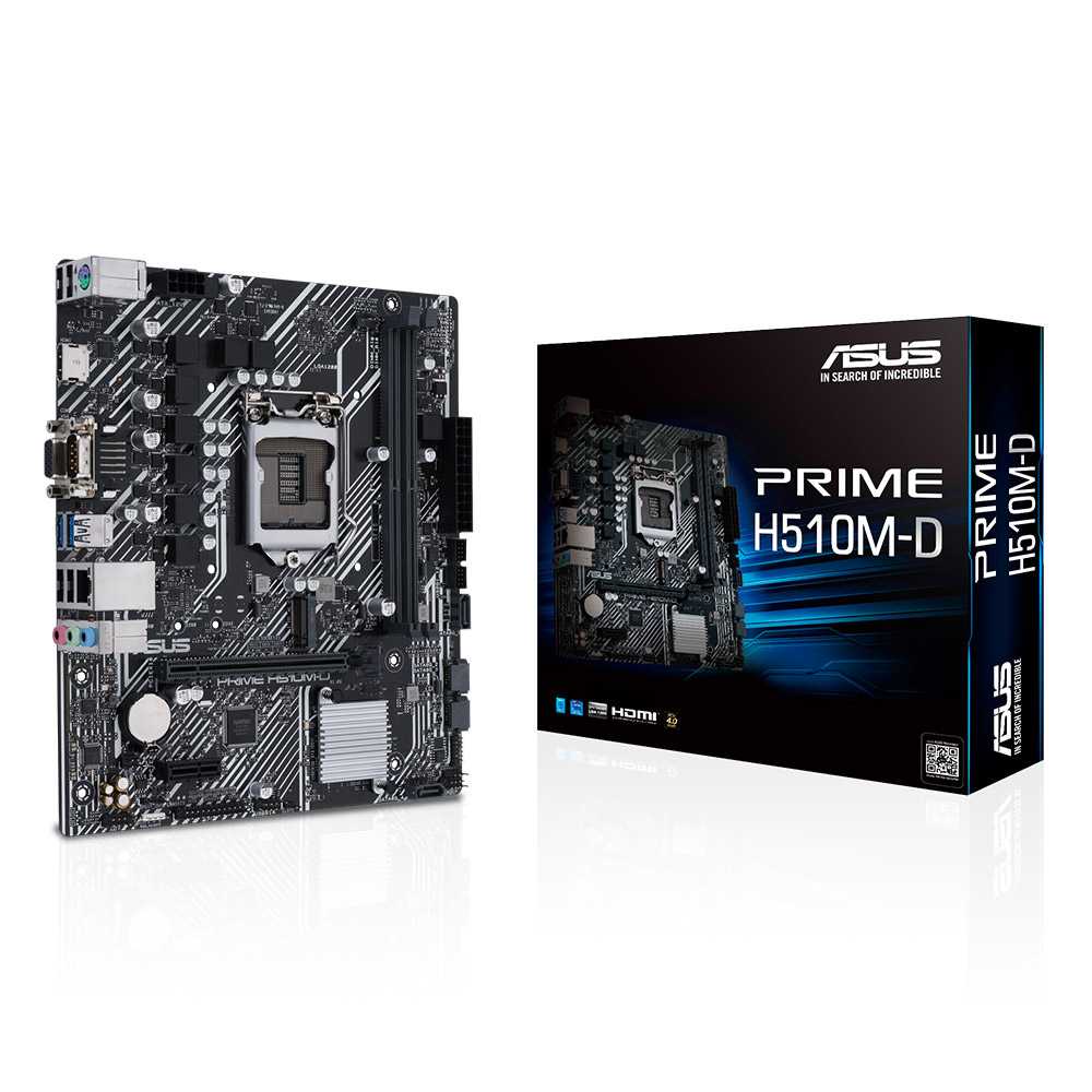 ASUS PRIME H510M-D | Motherboard Intel LGA 1200, Gen 11, H510, M-ATX