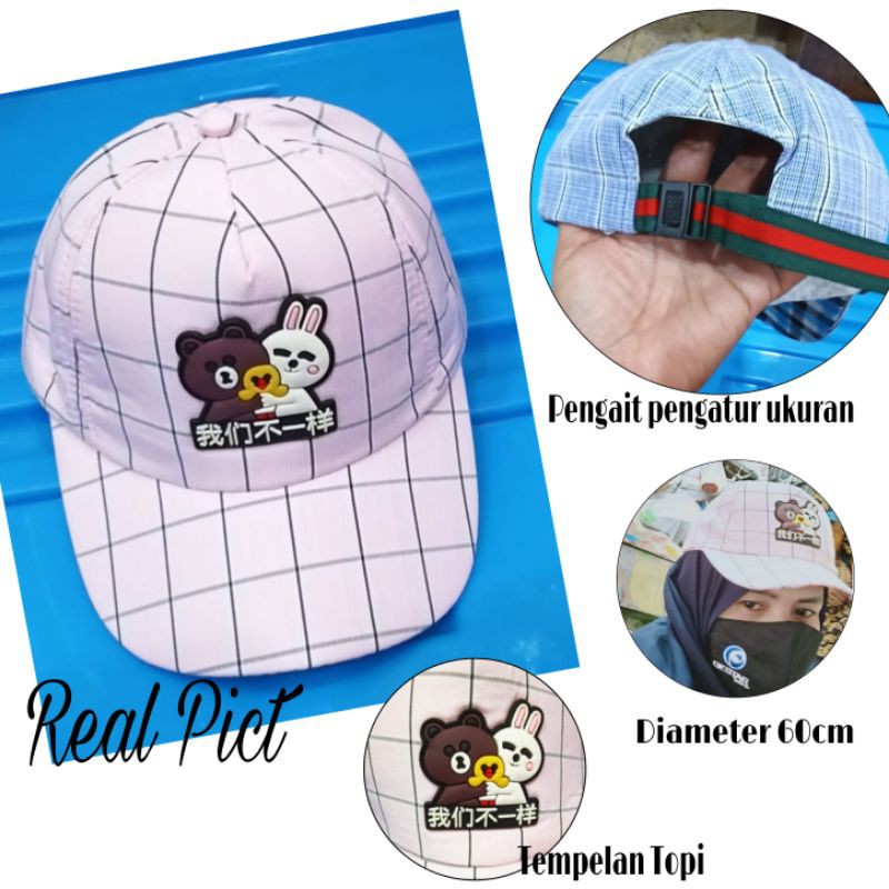 Topi anak 3-10 THN Unisex fashion anak Topi pad anak impor tebal lucu Pakaian anak
