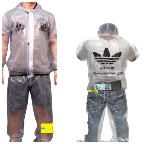 Jas Hujan Setelan Dewasa Sauna Suit Adidas