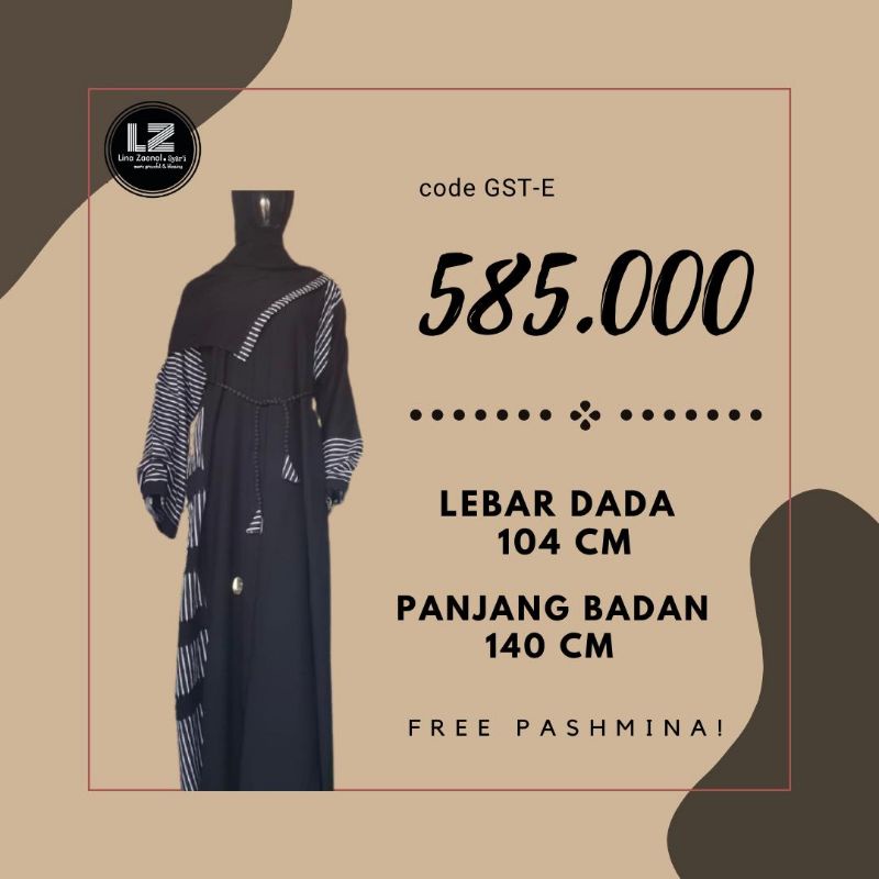 Set Abaya original from Tarim