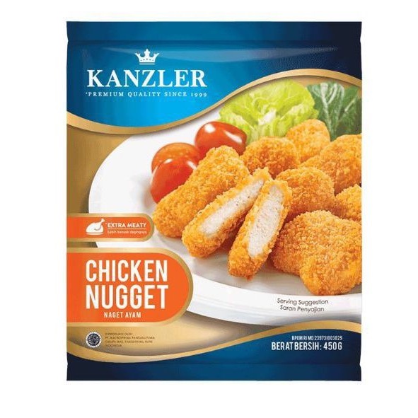 

KANZLER Crispy Chicken Nugget Naget Ayam 450 gram