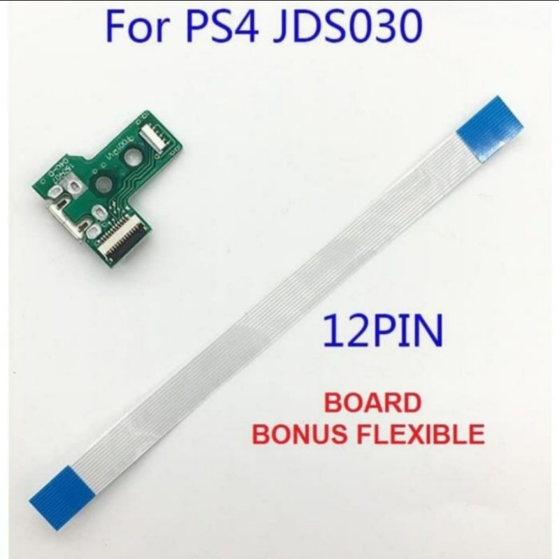 JDS 030 BOARD KONEKTOR USB CHARGER  STIK PS4 JDS 030 PLUS FLEXIBLE 12PIN