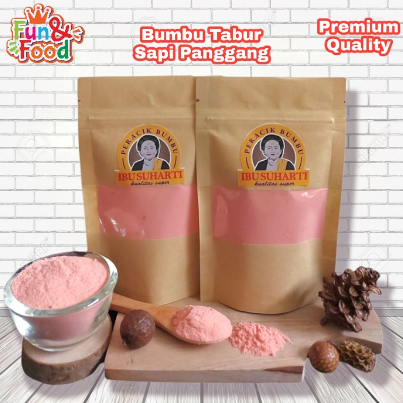 

Ibu Suharti - Bumbu Tabur Sapi Panggang Bubuk Tabur Sapi Panggang Bumbu Keripik Kentang Snack Kualitas Premium