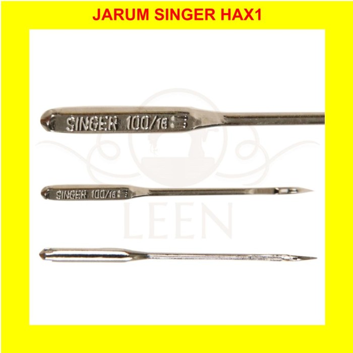 Jarum SINGER HA x 1 Mesin Jahit Klasik / Portable Rumah Tangga LEEN - 9