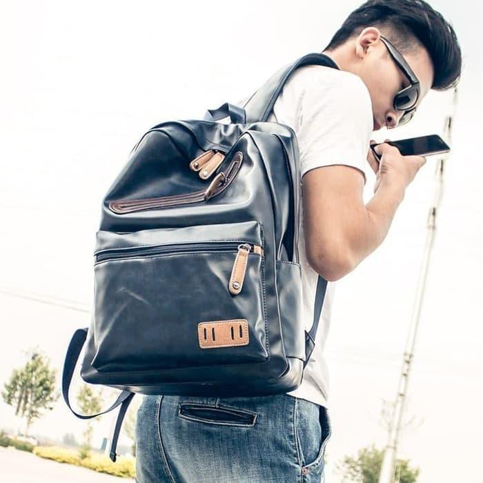 Tas Ransel Kulit Pria Backpack Pria Tas Kulit Pria RETRO YS35