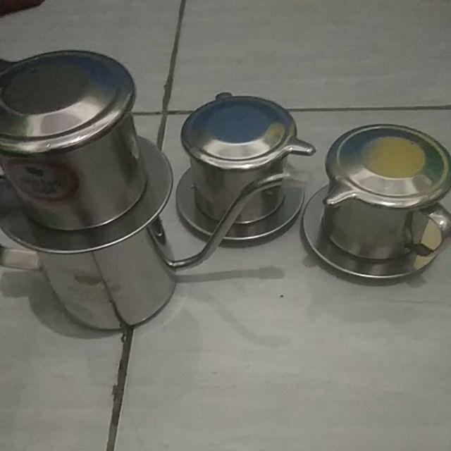 Kettle Teko Leher Angsa V60 Pour Over Coffee Brewing Stainless Steel 250ml 350ml