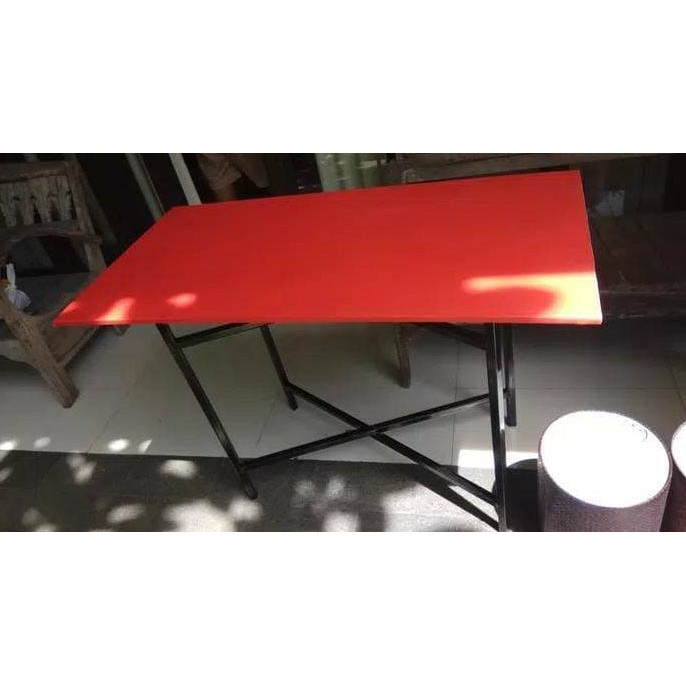 100x50 meja lipat portable meja makanan polos bazaar booth pameran