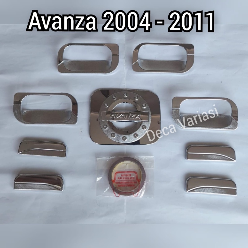 Paket Outer Cover Handle Tank Cover New Avanza 2004 - 2010 Premium