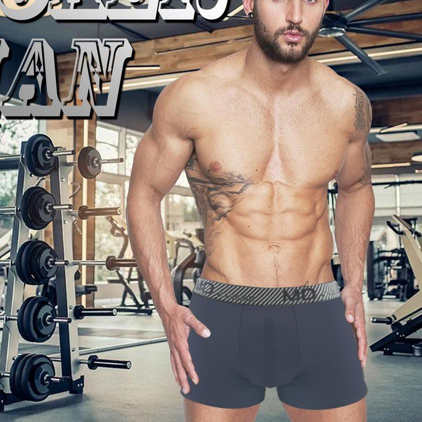 Termurah KODE-770 WEITECH BOXER DEWASA CD BAHAN KATUN MELAR DINGIN MOTIF KARET GARIS KEREN 1115