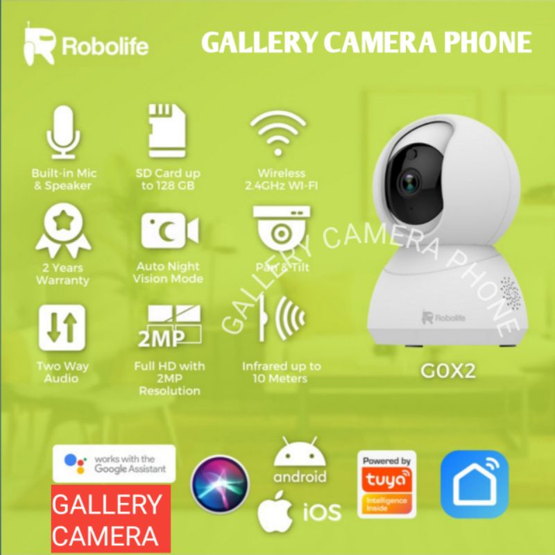 IP Cam Robolife smart IP Camera wifi 2MP FullHD 1080P