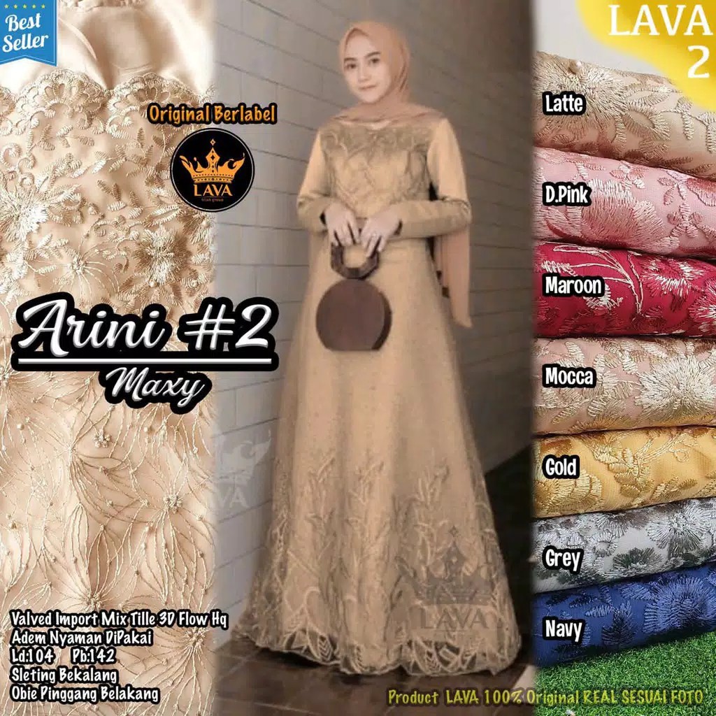 GAMIS BRUKAT KEBAYA MODERN REMAJA DEWASA WANITA MURAH / GAMIS JUMBO / MAXI DRESS / GAMIS MAXMARA LUX
