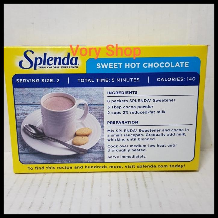 

DISKON TERBATAS !!! SPLENDA SWEETENER 100 PACKETS,100GR TERLARIS