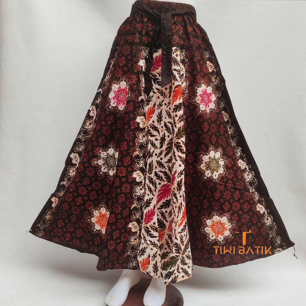 Rok Batik Klok Cap Katun Tebal