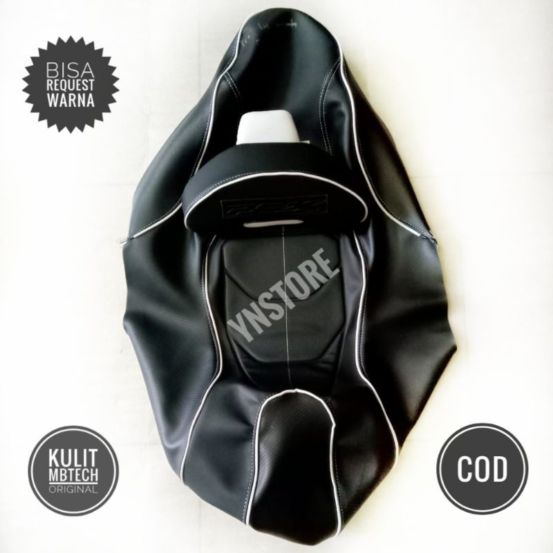 Cover Kulit Jok Aerox 155 Custom Eropa - Sarung Jok Murah Terbaru Aksesoris Motor Aerox