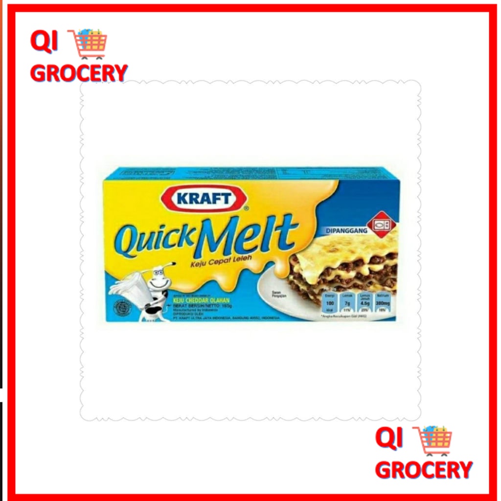 

Keju Kraft Quick Melt Cheese Meleleh 165gr