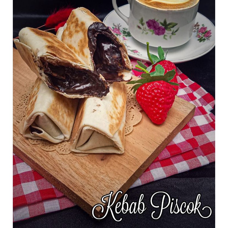 

kebab pisang coklat