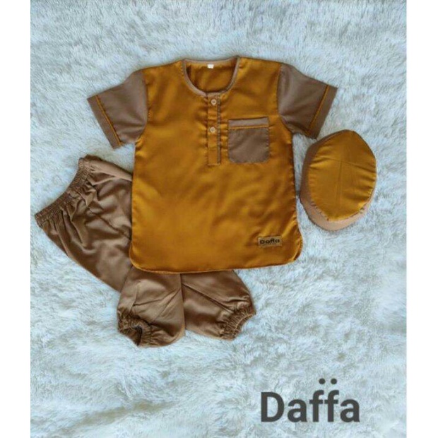 setelan koko anak laki laki umur 0-5 tahun bahan toyobo premium/koko daffa