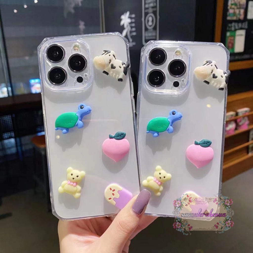 Y022 CLEAR CASE SOFTCASE CLEAR JELLY KARAKTER 3D CUTE SAMSUNG A03S J2 PRIME GRAND PRIME A10S M01S A20S A21S A31 A51 A12 SB3159