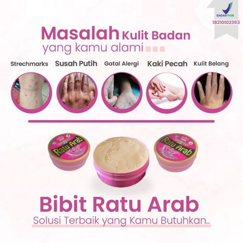 RATU ARAB KEMASAN BARU ORIGINAL PEMUTIH BADAN