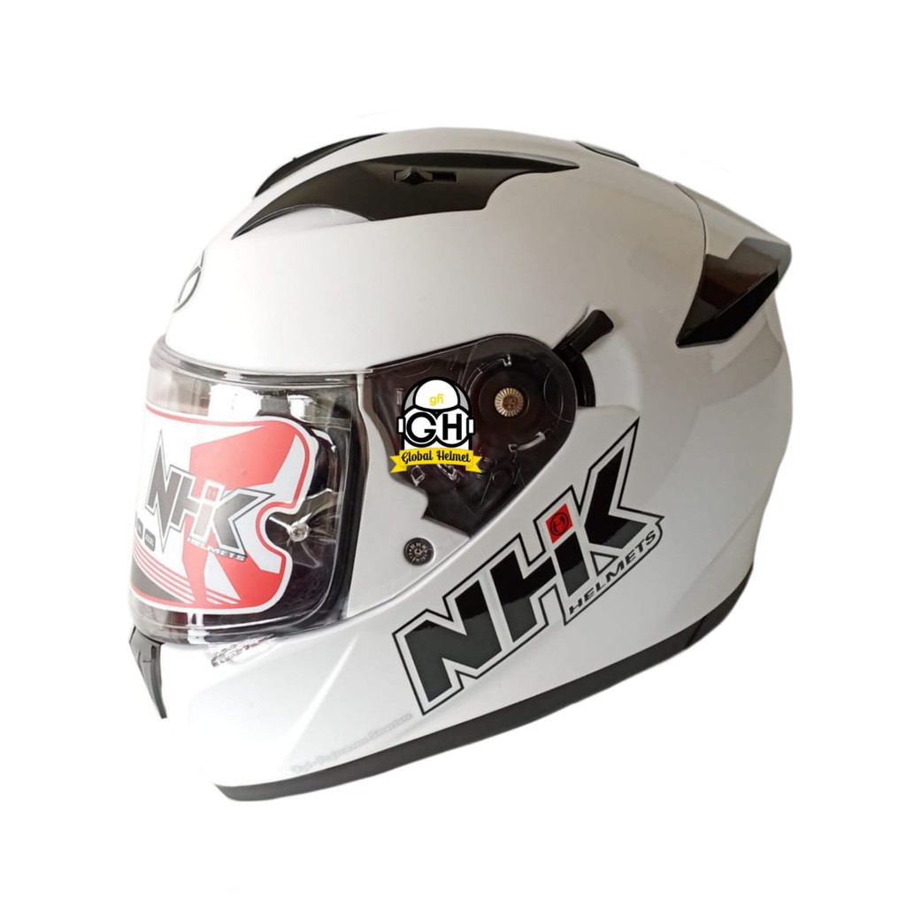 HELM NHK FULL FACE NHK GP PRIME SOLID STAR WHITE