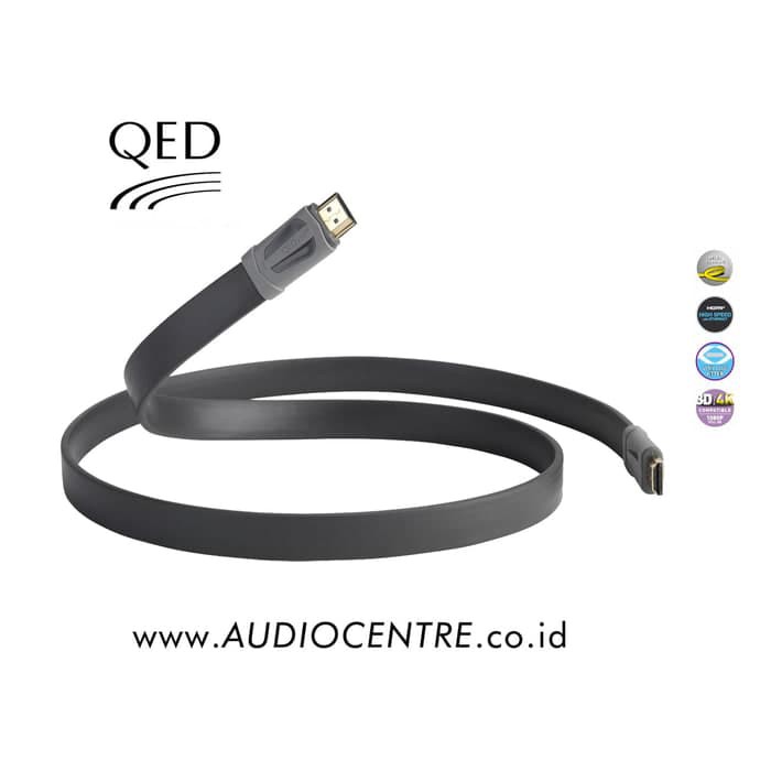 QED Performance eFlex HDMI Gaphite  1 5m