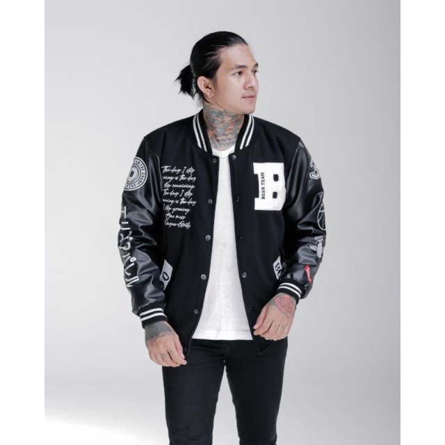 jaket baseball / jaket varsity /jaket pria / jaket wanita / jaket keren bahan plis tebal dan karlite