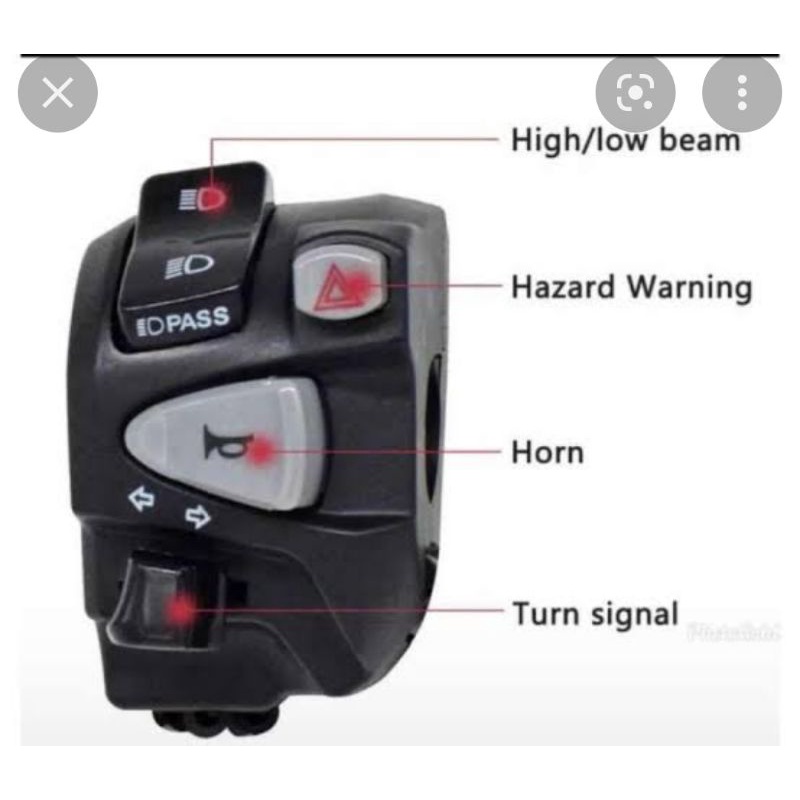 SAKLAR KIRI VIETNAM VARIO PLUS HAZARD 125/150 2018-2021 VARIO 160 ABS CBS PLUG N PLAY