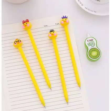 

PC Pulpen Pena Motif Duck Pulpen Karakter Bebek Lucu Unik