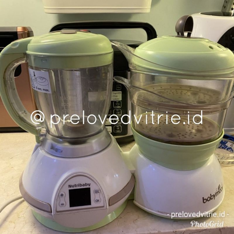 PRELOVED BABYMOOV NUTRIBABY CLASSIC  PRELOVED BABYMOOV FOOD PROCESSOR