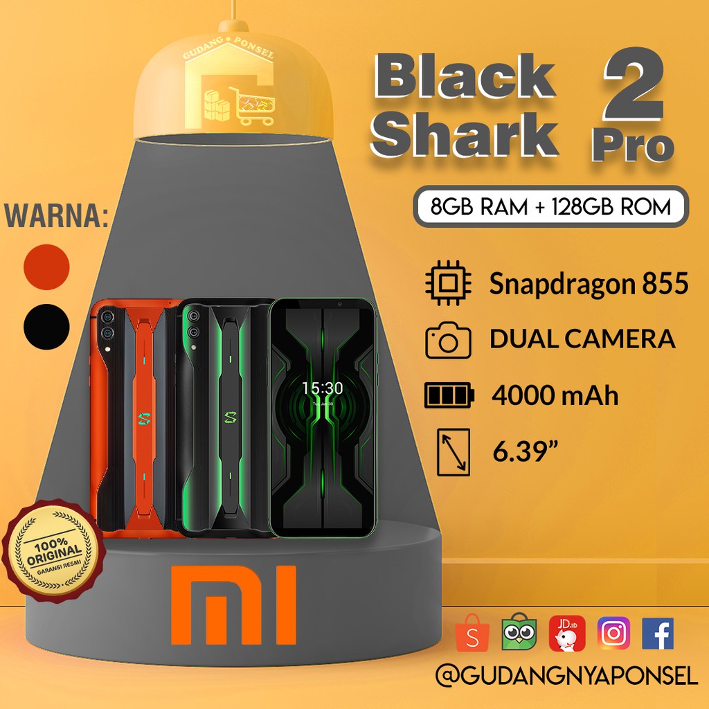 [100% RESMI] BLACK SHARK 2 PRO — 12GB/256GB (XIAOMI)