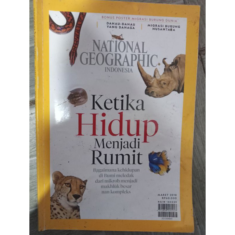 majalah NatGeo bekas ORI