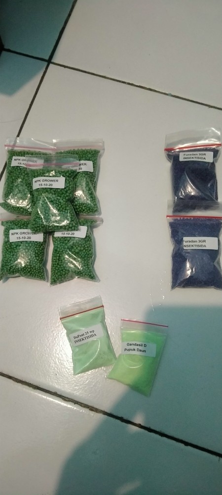 Insektisida Sistemik Furadan 3gr - Nematisida Pengendali Hama Tanaman Serangga, Cacing, Uret Dll