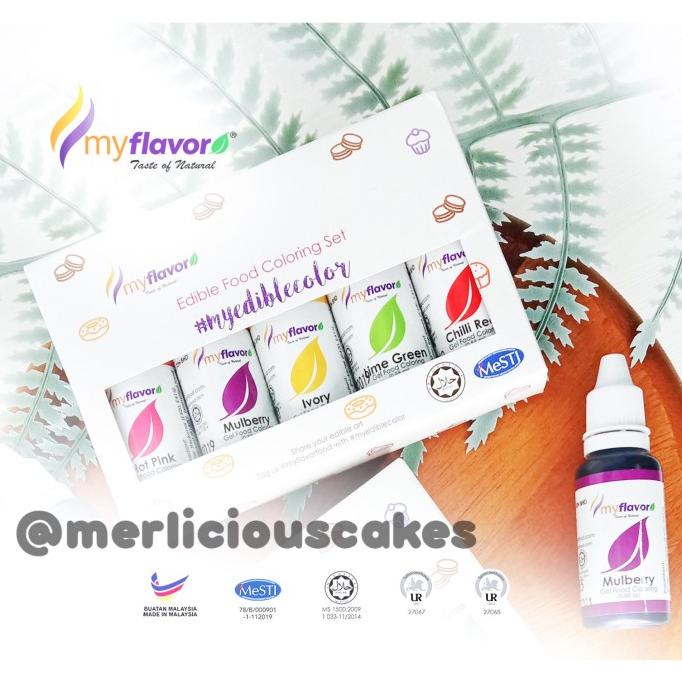 

My Flavor Summer Crush Gel Food Color Set Food Colour