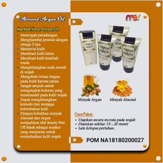 Masker Wajah Almond Argan Oil Msi Shopee Indonesia