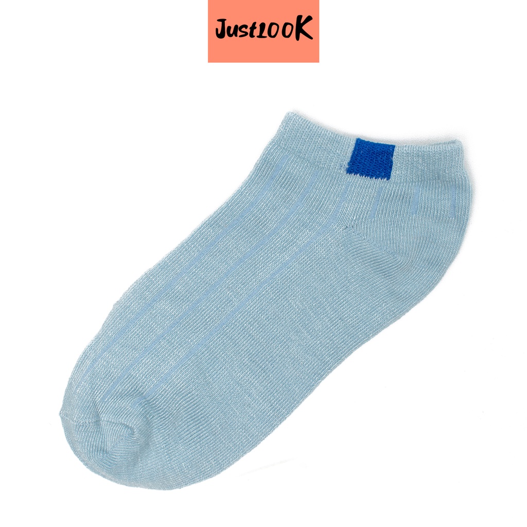 JustLook Kaos Kaki Polos 6 Garis Unisex Fashion Wanita Pria Kaos Kaki Import Murah-6