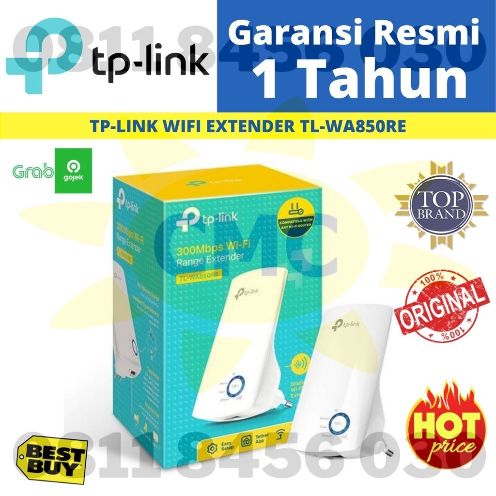 TP-LINK TL-WA850RE TPLINK 850 RE 300Mbps Universal Wifi Range Extender